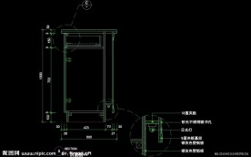 CAD之吧台收银台服务台设计