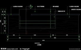 CAD之吧台收银台服务台设计