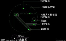 CAD之吧台收银台服务台设计
