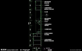 CAD之吧台收银台服务台设计