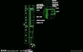 CAD之吧台收银台服务台设计
