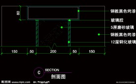 CAD之吧台收银台服务台设计