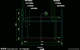 CAD之吧台收银台服务台设计