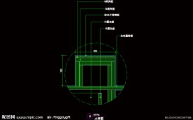 CAD之吧台收银台服务台设计