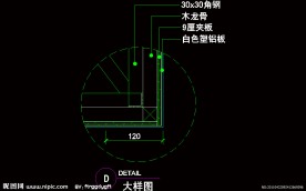 CAD之吧台收银台服务台设计