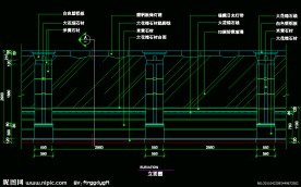 CAD之吧台收银台服务台设计