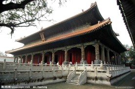 山东曲阜孔庙大成殿的龙柱