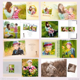 春天外景摄影模板