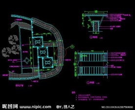 cad木栈台施工图