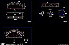 cad拱桥施工大样详图