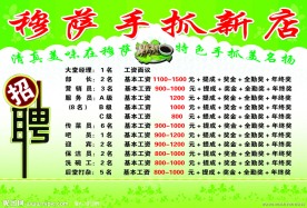 饭店招聘
