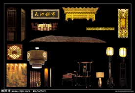 仿古木雕