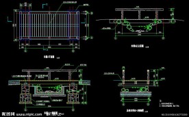 平板木桥施工图