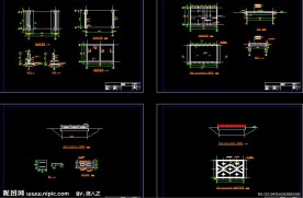 cad桥施工图
