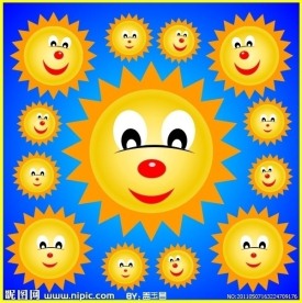 卡通太阳