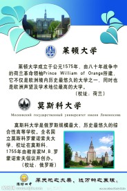莫斯科大学展板
