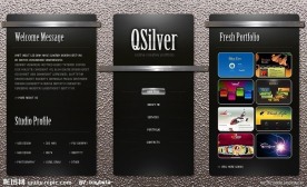 分三栏显示flash网站