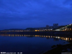 广安思源广场灯火夜景