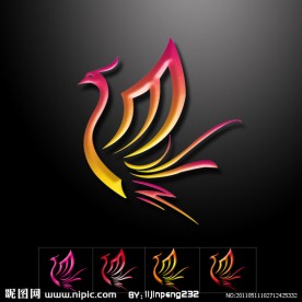 服装logo 凤凰