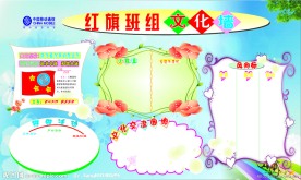 红旗班组文化墙