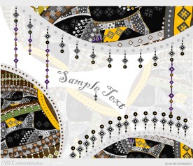 民族风格花纹背景