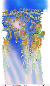 定位花印花图案