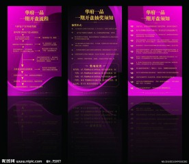 房地产易拉宝