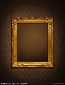 金色相框边框