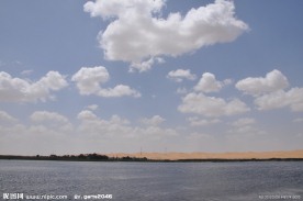 大西北河流风景