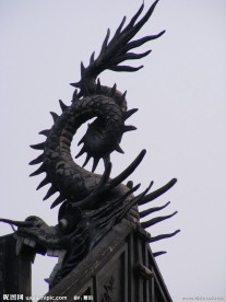 雕塑的龙
