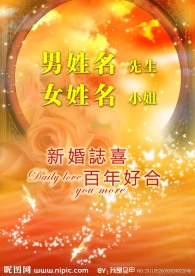婚礼海报