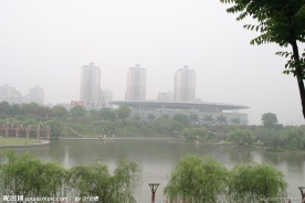 千灯湖一景