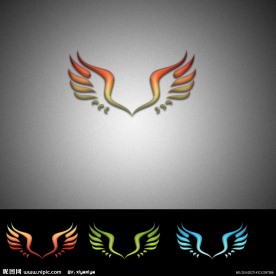 天使logo 翅膀logo