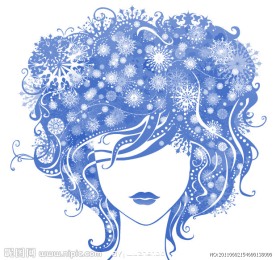 花纹少女头像