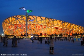 鸟巢夜景