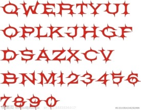 艺术字母 艺术数字