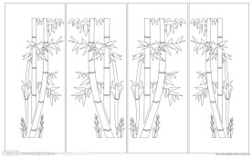 竹工艺玻璃图纸