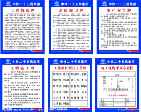 中铁二十五局五牌一图