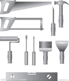 维修工具图标矢量