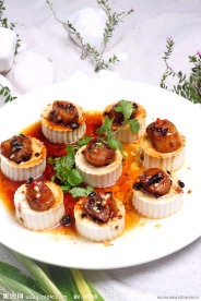 豉汁带子蒸豆腐