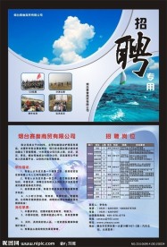 招聘折页