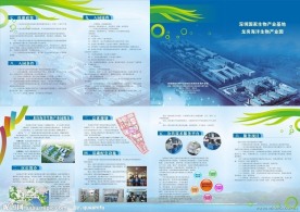 海洋生物产业园宣传折页