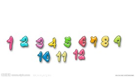可爱数字字体