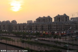 傍晚街景