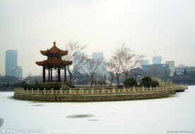 人民公园雪景