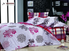 欧派风情红 家纺摄影