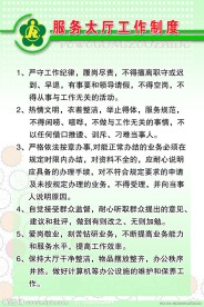 工作制度展板