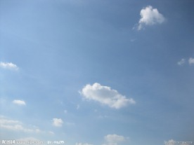 蓝天白云 晴朗天空