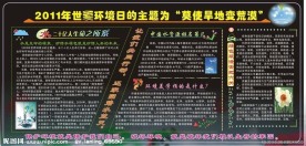 世界环境日黑板报