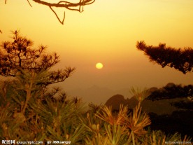 黄山日出